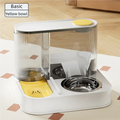 2 In 1 Stainless Steel Automatic Pet Feeder And Water Dispenser Double Bowl Anti Leakage Food Water Bowl For Cats And Dogs